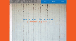 Desktop Screenshot of longevitystickpress.com